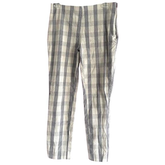 Womens Pants Size 4 Plaid Professional Twee Indie Office Church Casual Chic Work - Picture 1 of 8
